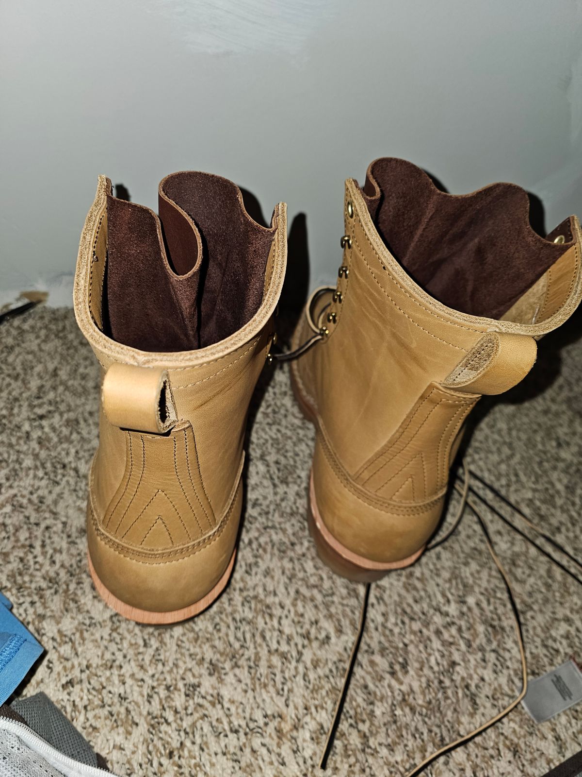 Photo by helix321 on October 3, 2023 of the Nicks Moc Toe in Seidel 1964 Tan.