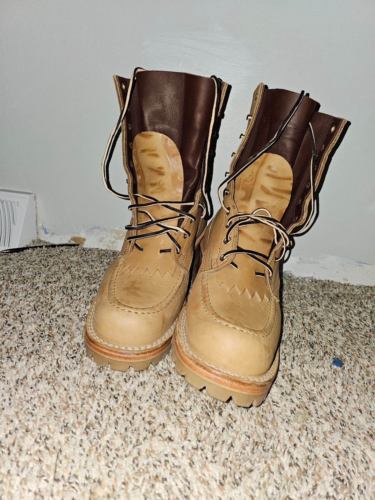 Photo by helix321 on October 3, 2023 of the Nicks Moc Toe in Seidel 1964 Tan.