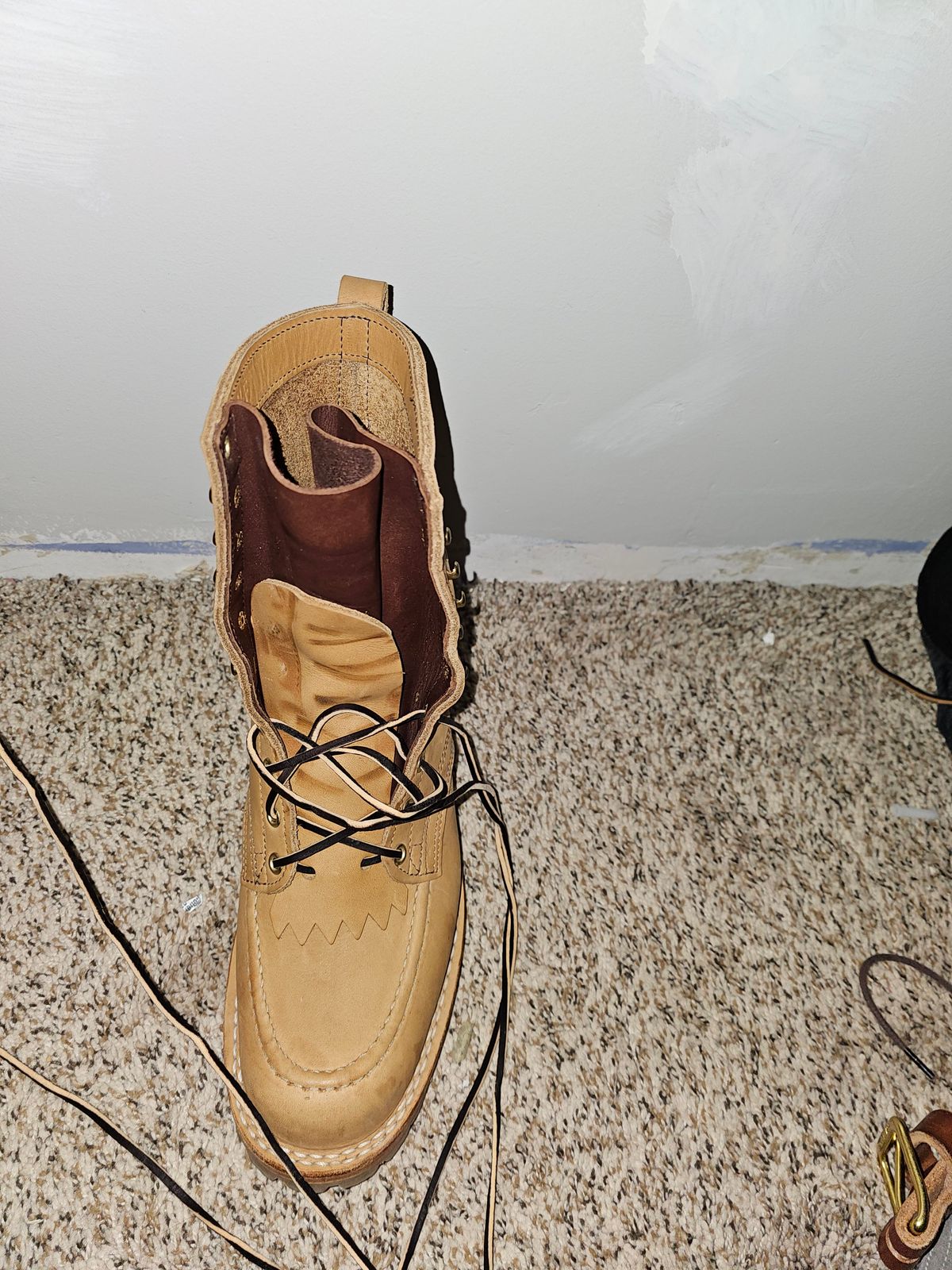 Photo by helix321 on October 3, 2023 of the Nicks Moc Toe in Seidel 1964 Tan.