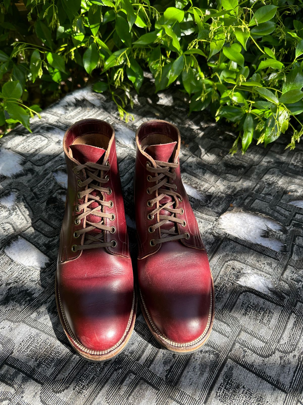 Photo by citylicker on May 8, 2023 of the Viberg Service Boot in Horween Color 8 Chromexcel.