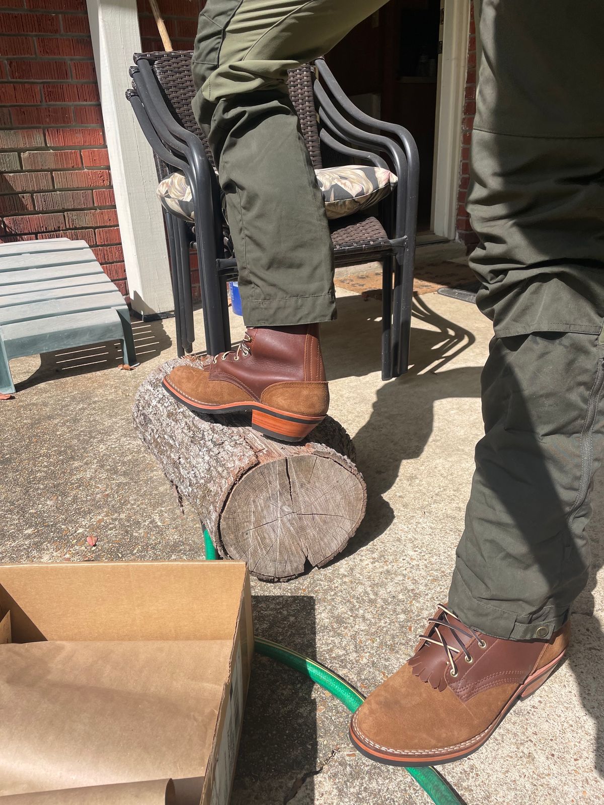 Photo by Isaac on October 3, 2023 of the Nicks Packer in Seidel 1964 Brown.