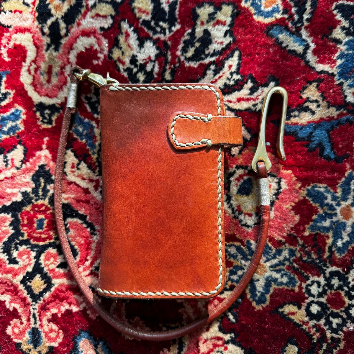 Photo by HLDM on January 4, 2026 of the Voyej Wallet in Unknown Natural Veg Tan.