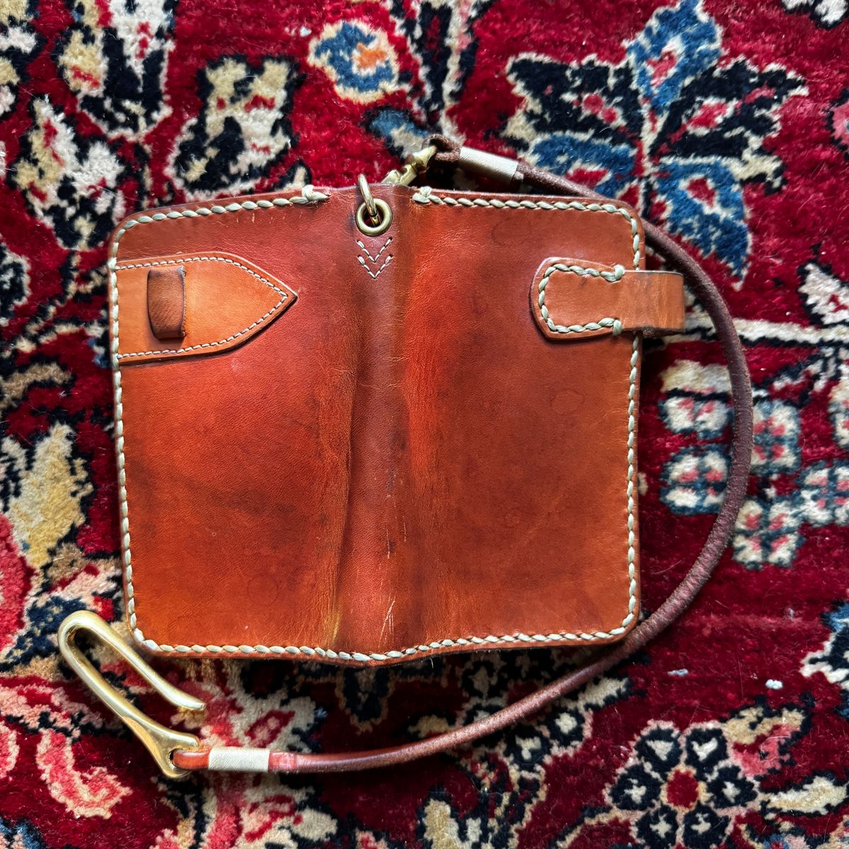 Photo by HLDM on January 4, 2026 of the Voyej Wallet in Unknown Natural Veg Tan.