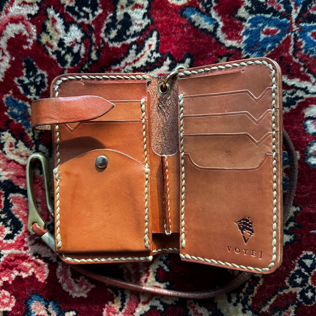 Photo by HLDM on January 4, 2026 of the Voyej Wallet in Unknown Natural Veg Tan.