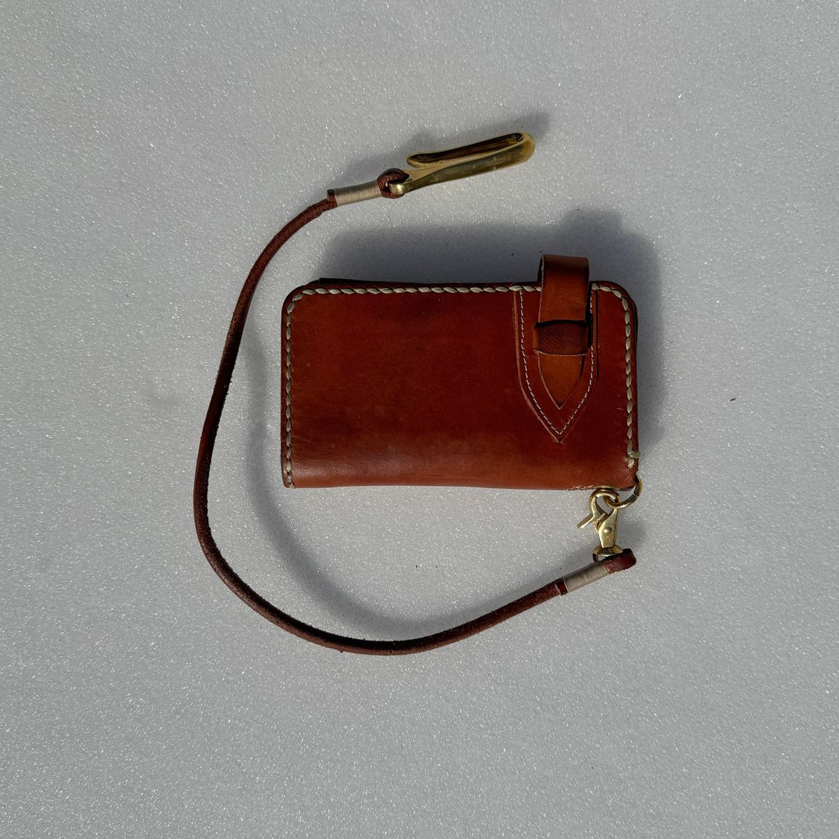 Photo by HLDM on February 4, 2026 of the Voyej Wallet in Unknown Natural Veg Tan.