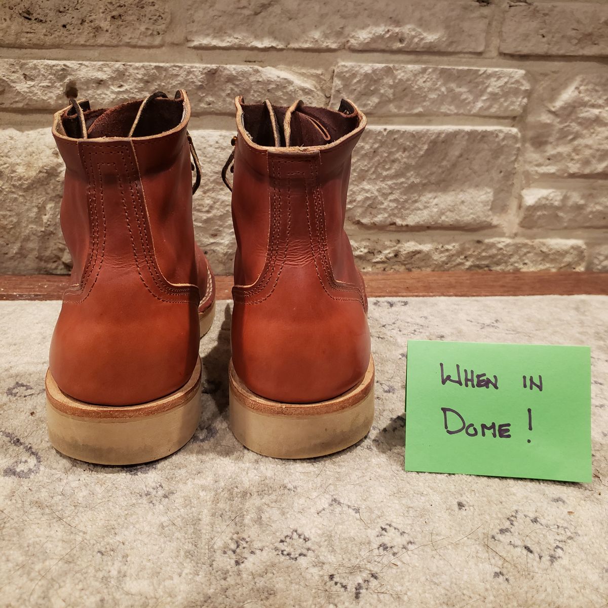 Photo by woutvafan on November 4, 2024 of the Nicks Free Range in Wickett & Craig Tan Oiled Latigo.