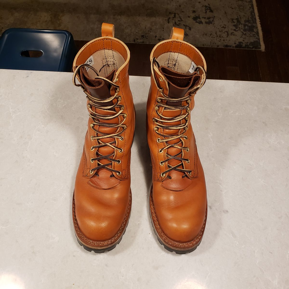 Photo by woutvafan on November 2, 2023 of the Nicks DomePro in Wickett & Craig Tan English Bridle.
