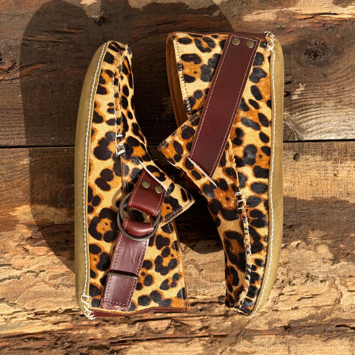 Photo by philbert on October 1, 2025 of the Quoddy Classic Ring Boot in Leopard Print Hair On Calf.