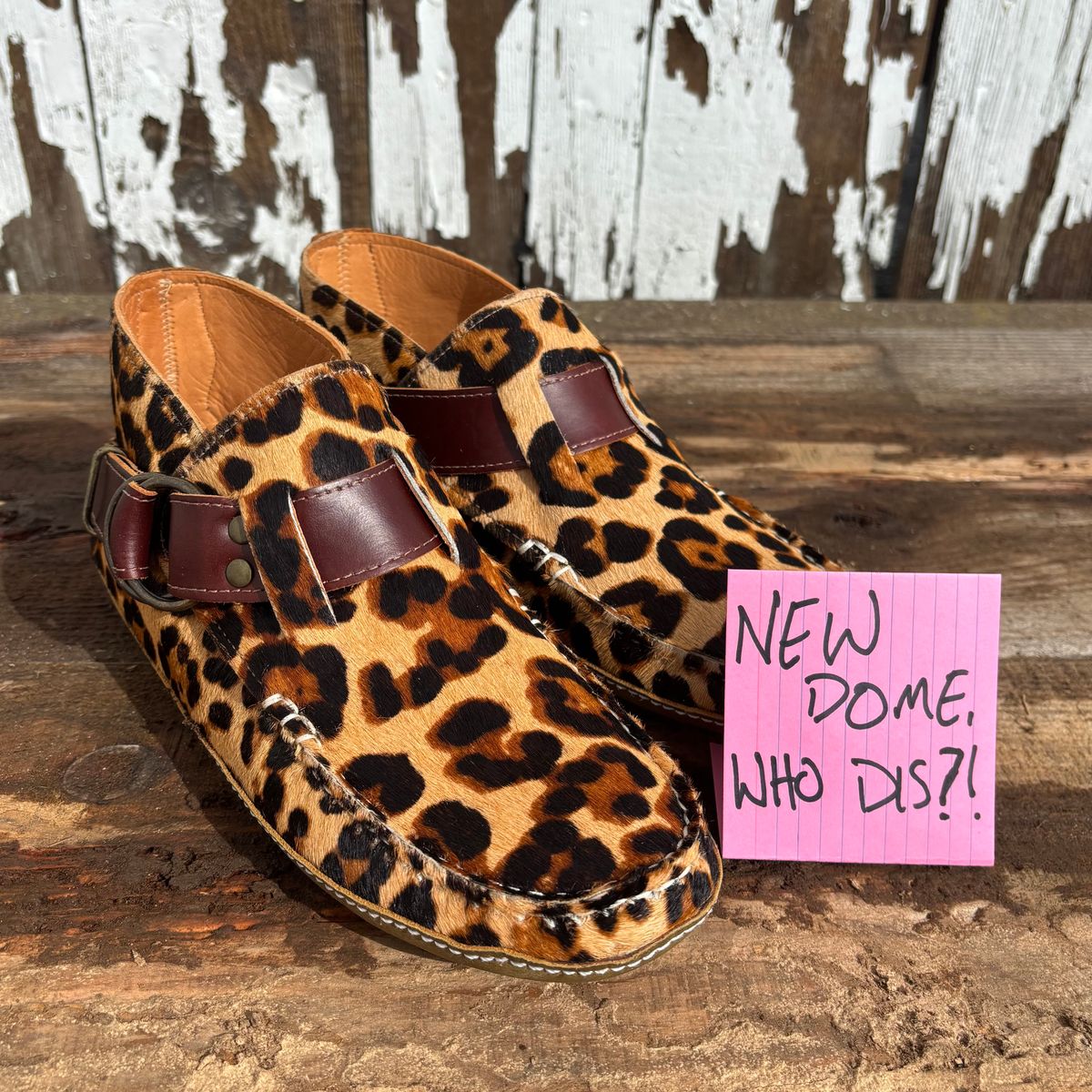 Photo by philbert on October 1, 2025 of the Quoddy Classic Ring Boot in Leopard Print Hair On Calf.