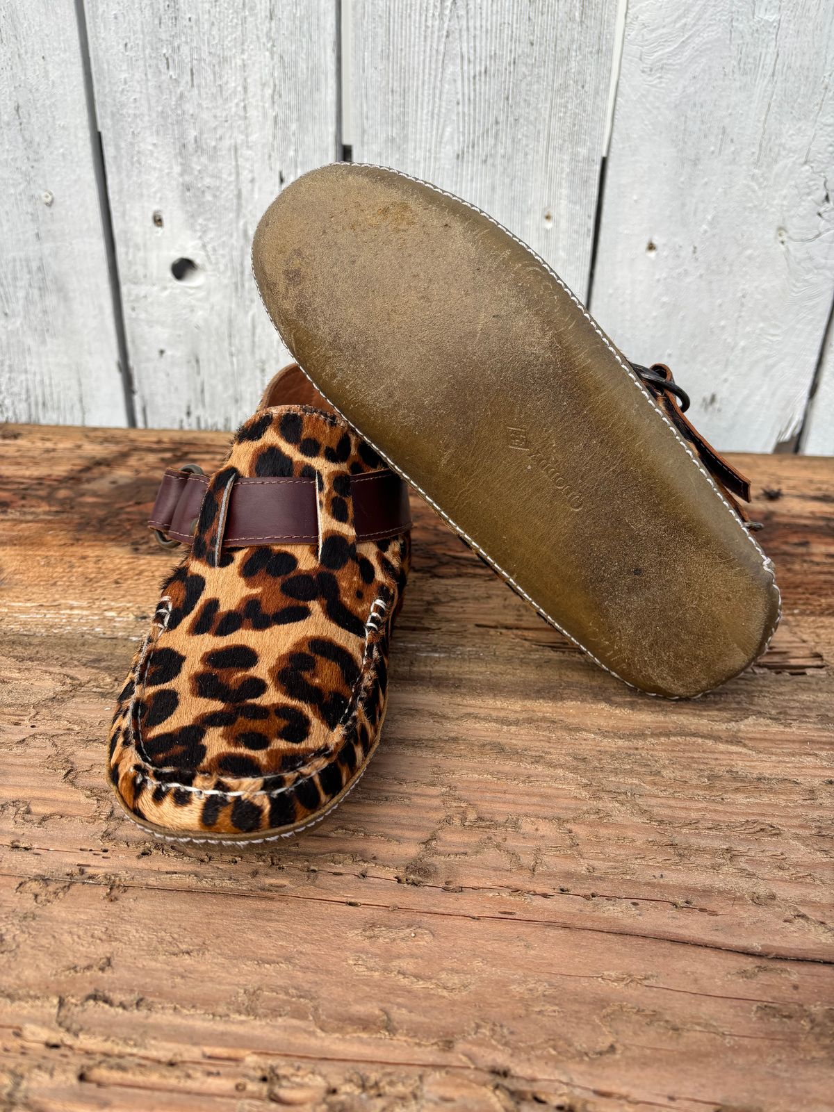 Photo by philbert on December 1, 2025 of the Quoddy Classic Ring Boot in Leopard Print Hair On Calf.