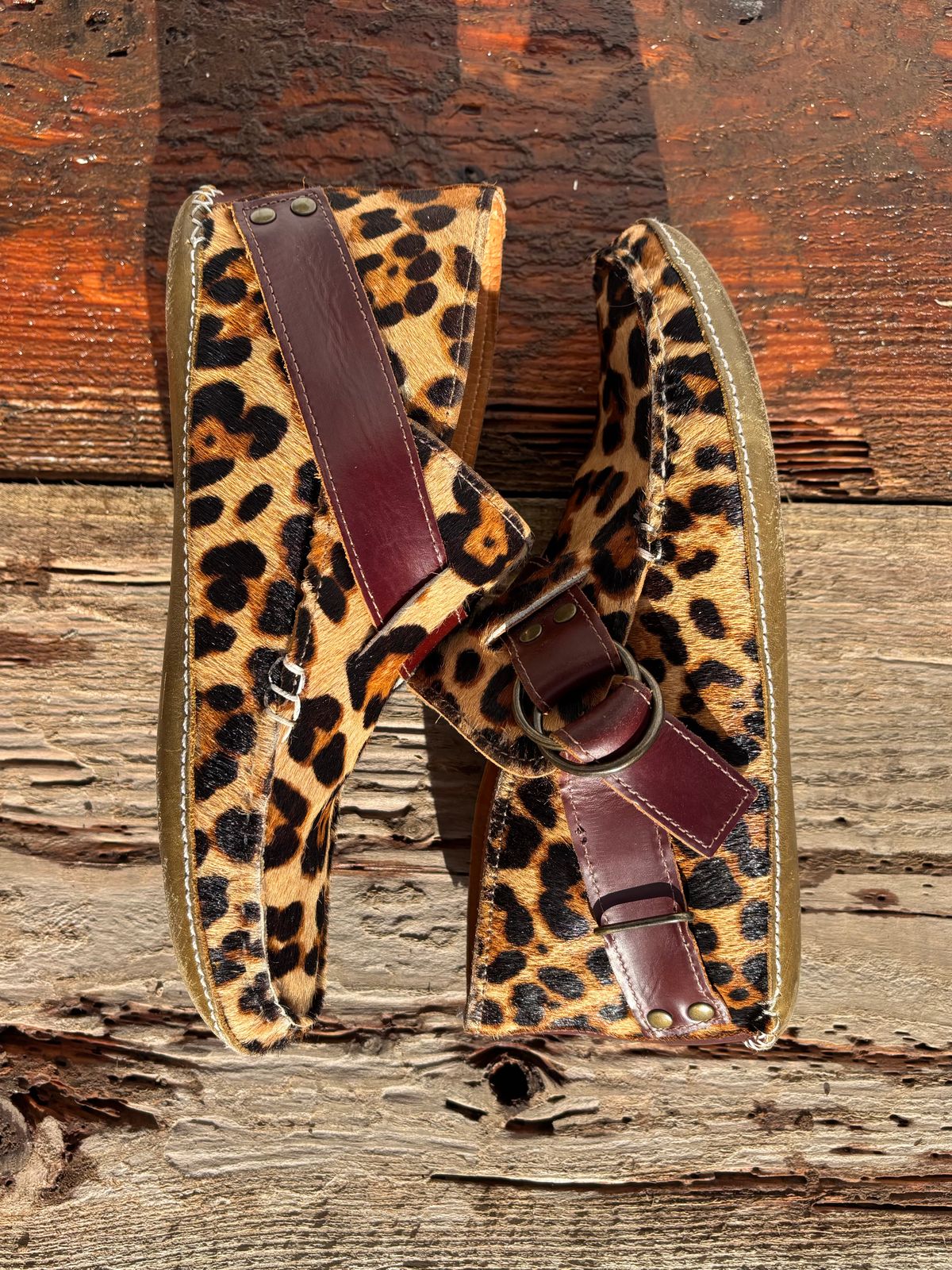 Photo by philbert on January 3, 2026 of the Quoddy Classic Ring Boot in Leopard Print Hair On Calf.