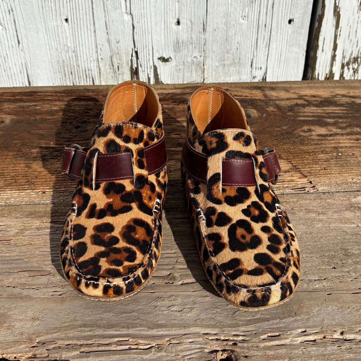 Photo by philbert on February 2, 2026 of the Quoddy Classic Ring Boot in Leopard Print Hair On Calf.