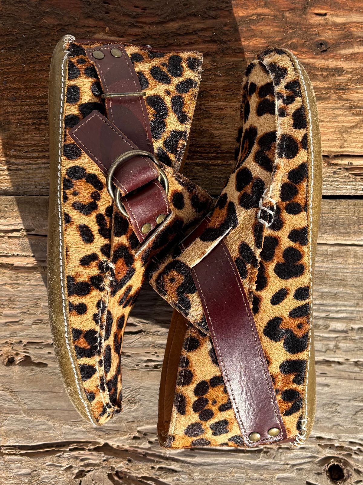 Photo by philbert on February 2, 2026 of the Quoddy Classic Ring Boot in Leopard Print Hair On Calf.