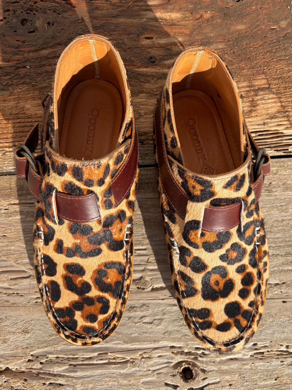 Photo by philbert on February 2, 2026 of the Quoddy Classic Ring Boot in Leopard Print Hair On Calf.