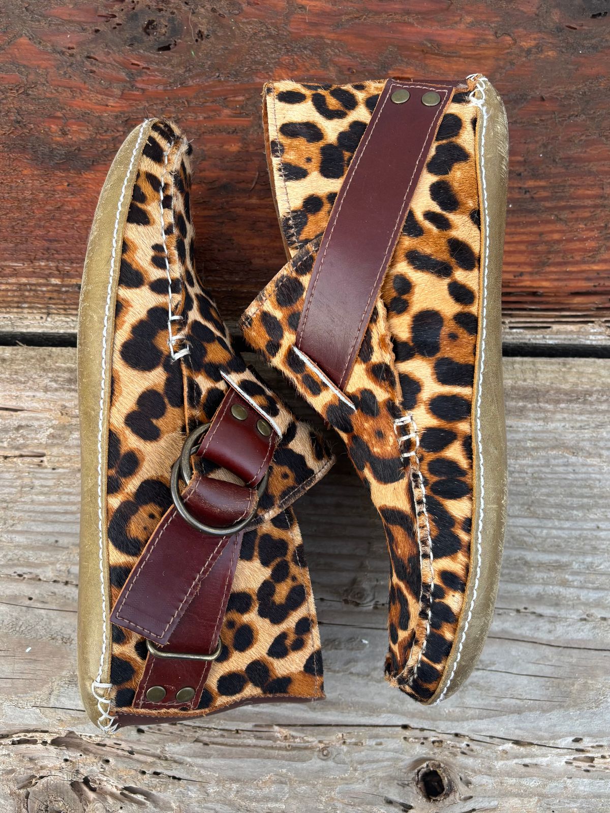 Photo by philbert on March 4, 2026 of the Quoddy Classic Ring Boot in Leopard Print Hair On Calf.