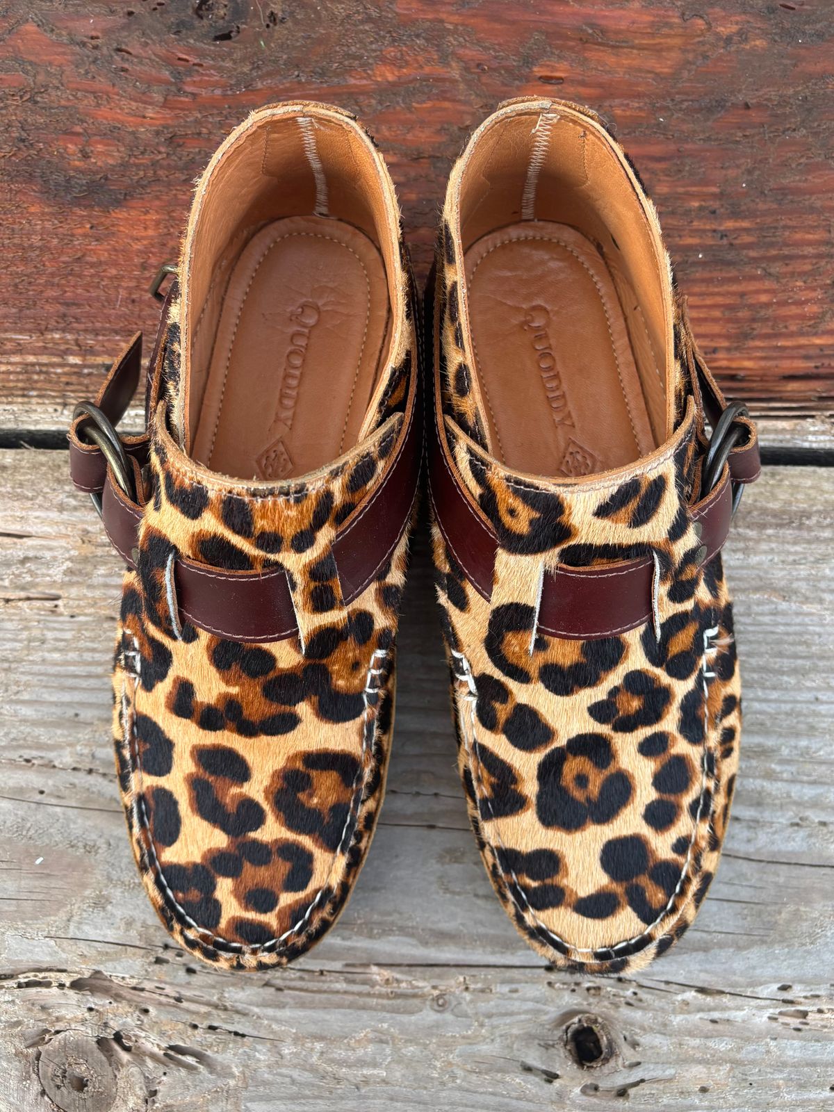 Photo by philbert on March 4, 2026 of the Quoddy Classic Ring Boot in Leopard Print Hair On Calf.