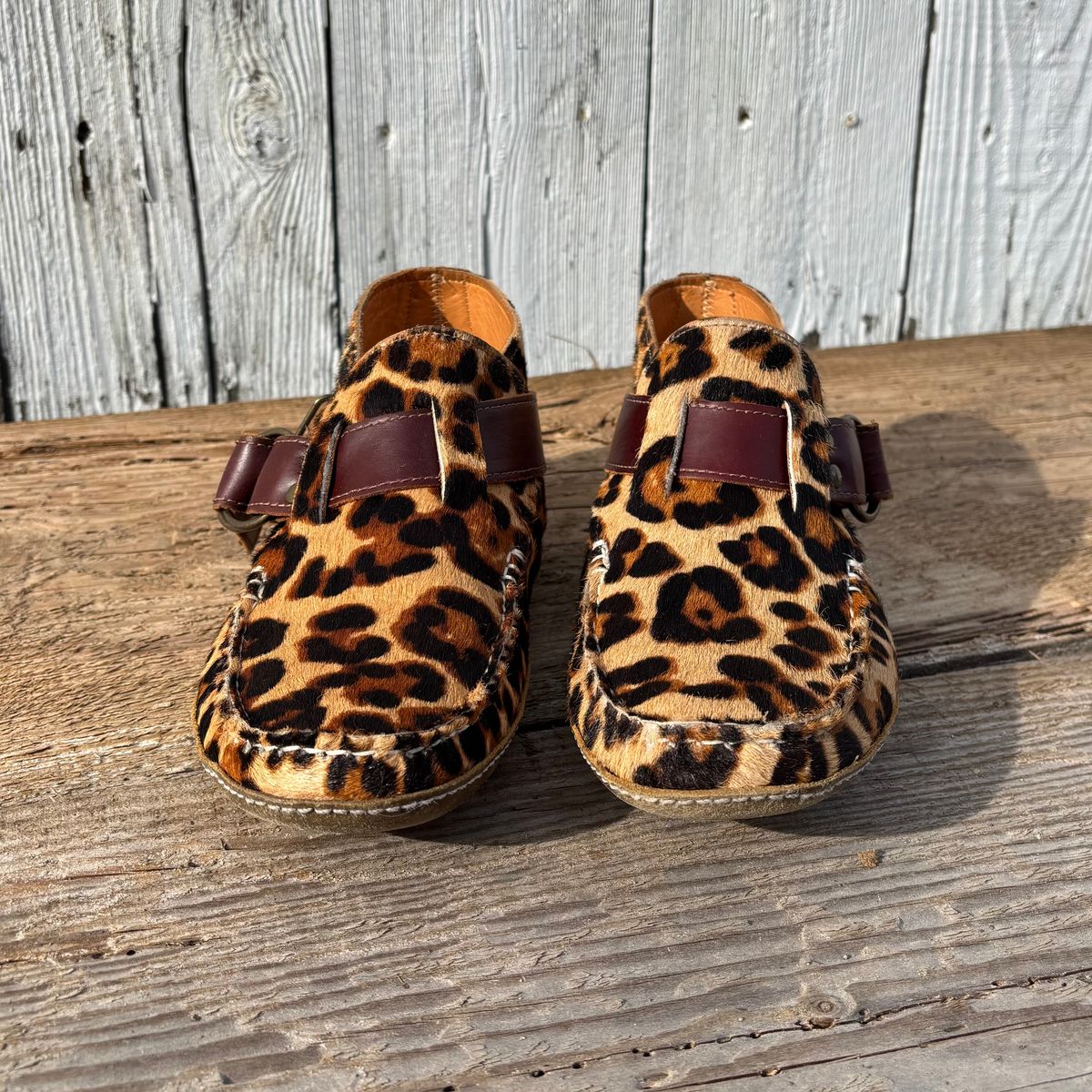 Photo by philbert on April 5, 2026 of the Quoddy Classic Ring Boot in Leopard Print Hair On Calf.