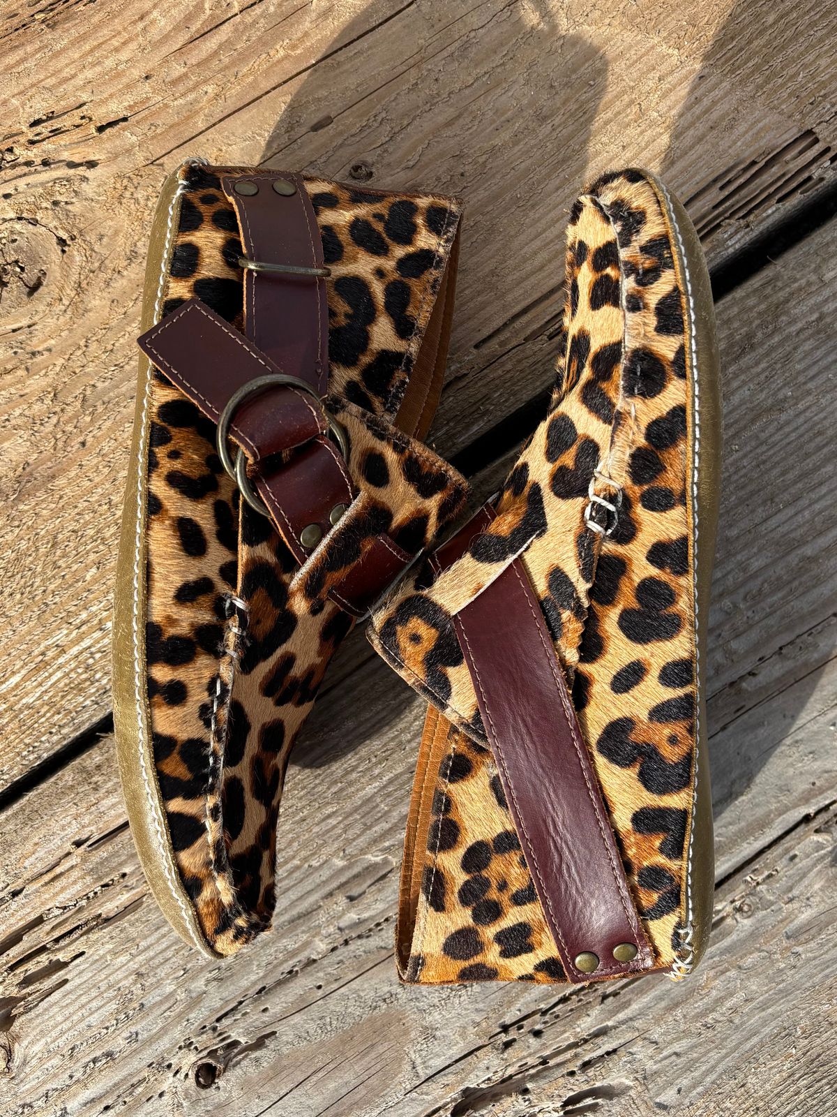 Photo by philbert on April 5, 2026 of the Quoddy Classic Ring Boot in Leopard Print Hair On Calf.