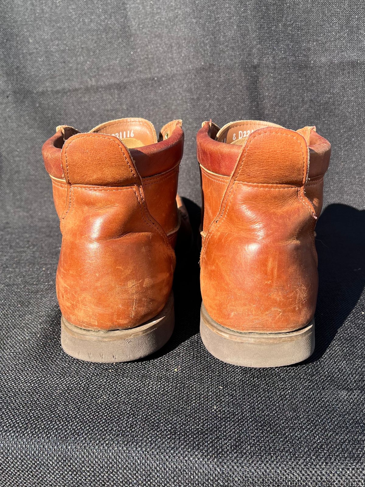 Photo by philbert on February 4, 2024 of the Russell Moccasin Co. Premier Chukka in Horween Rust Chamois.