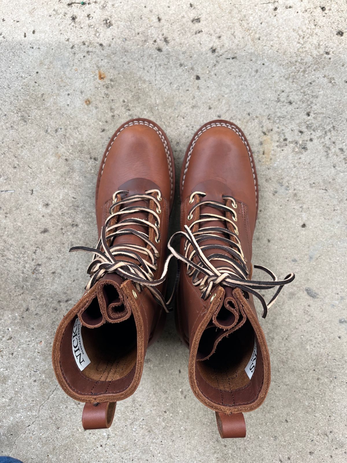 Photo by DiscoBiscuits on October 1, 2023 of the Nicks Overlander in Seidel 1964 Brown.