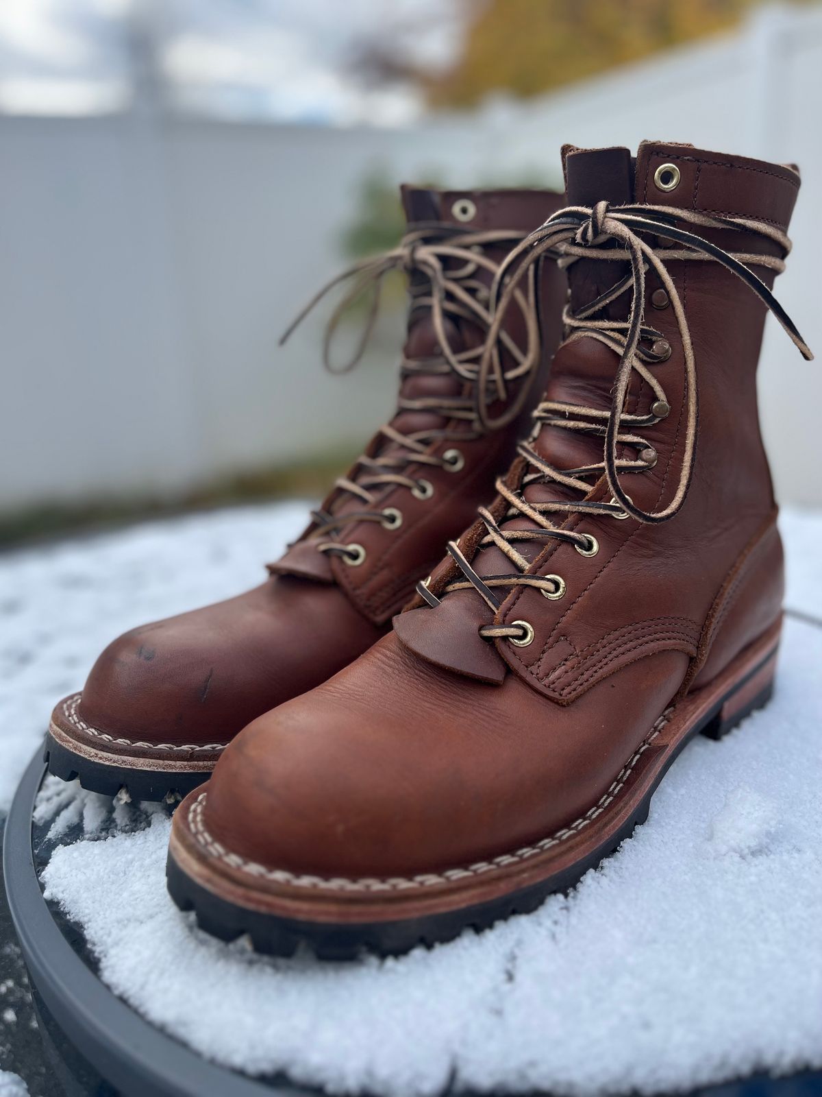 Photo by DiscoBiscuits on November 1, 2023 of the Nicks Overlander in Seidel 1964 Brown.