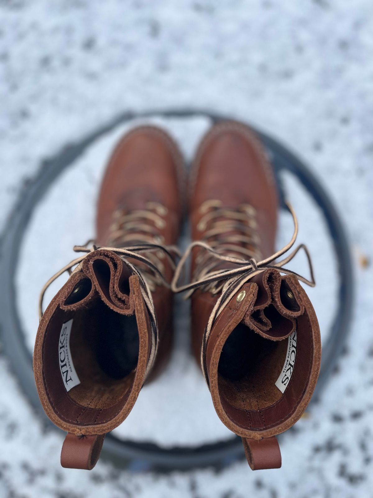 Photo by DiscoBiscuits on November 1, 2023 of the Nicks Overlander in Seidel 1964 Brown.
