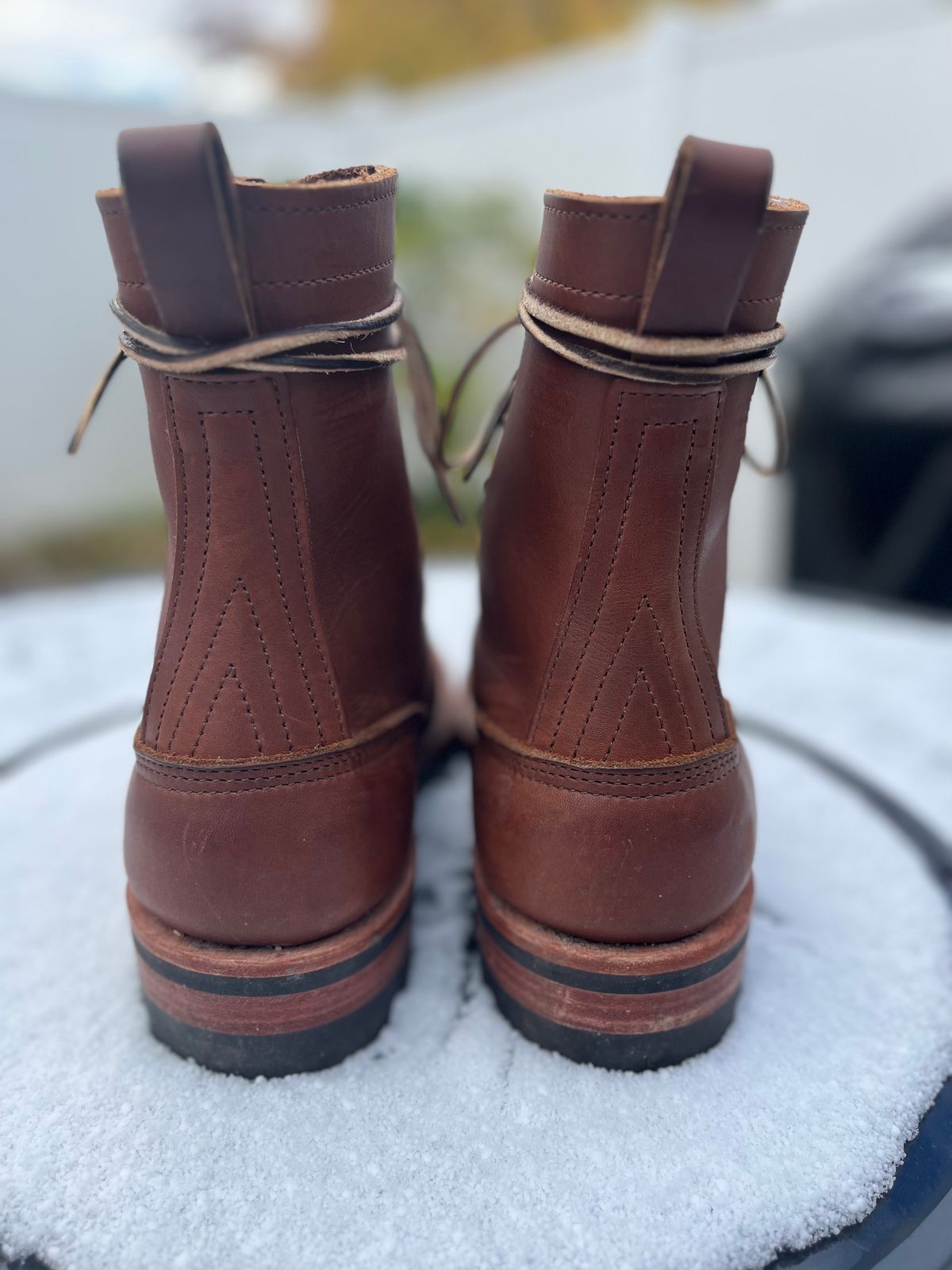 Photo by DiscoBiscuits on November 1, 2023 of the Nicks Overlander in Seidel 1964 Brown.
