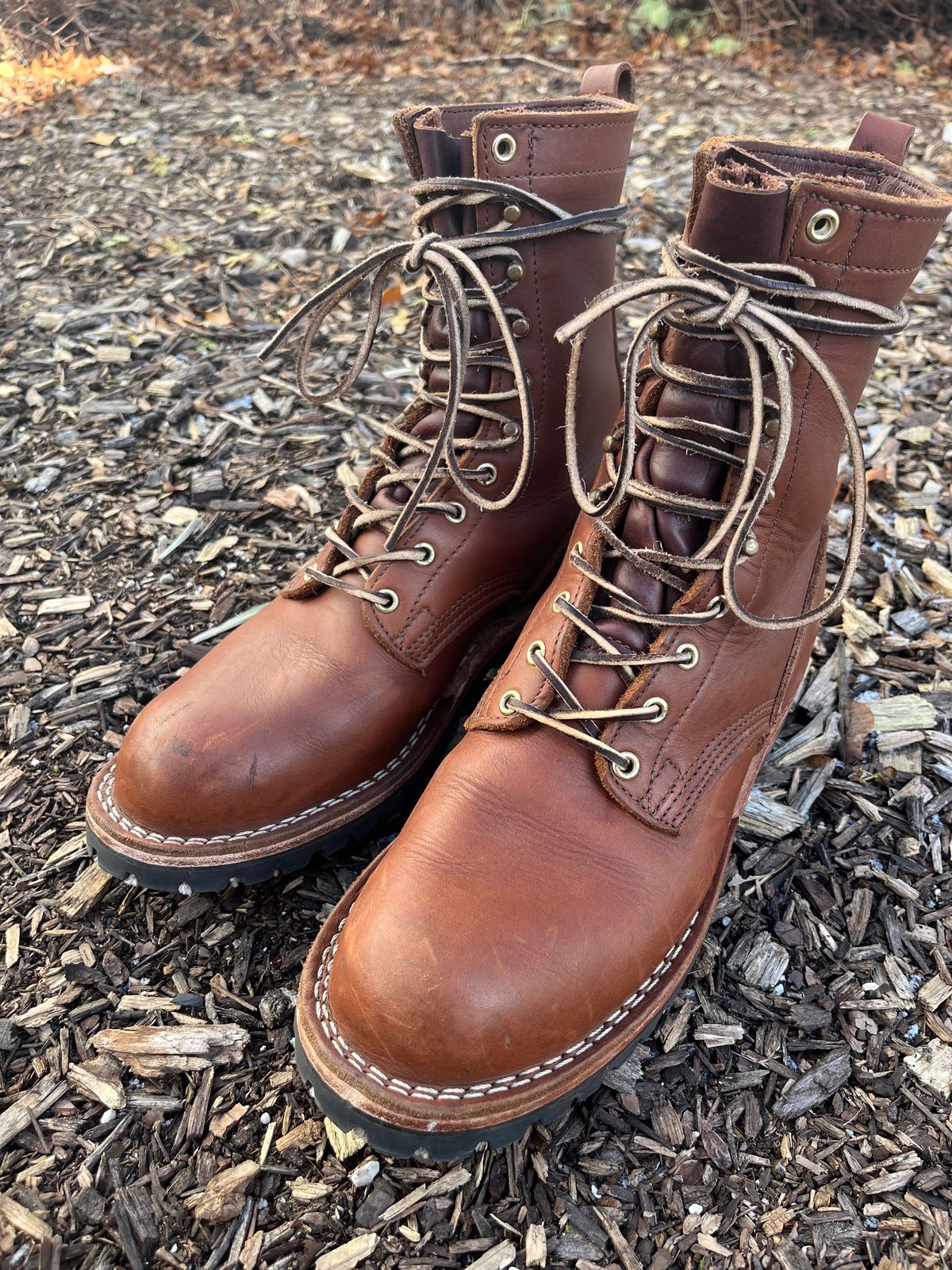 Photo by DiscoBiscuits on December 13, 2023 of the Nicks Overlander in Seidel 1964 Brown.