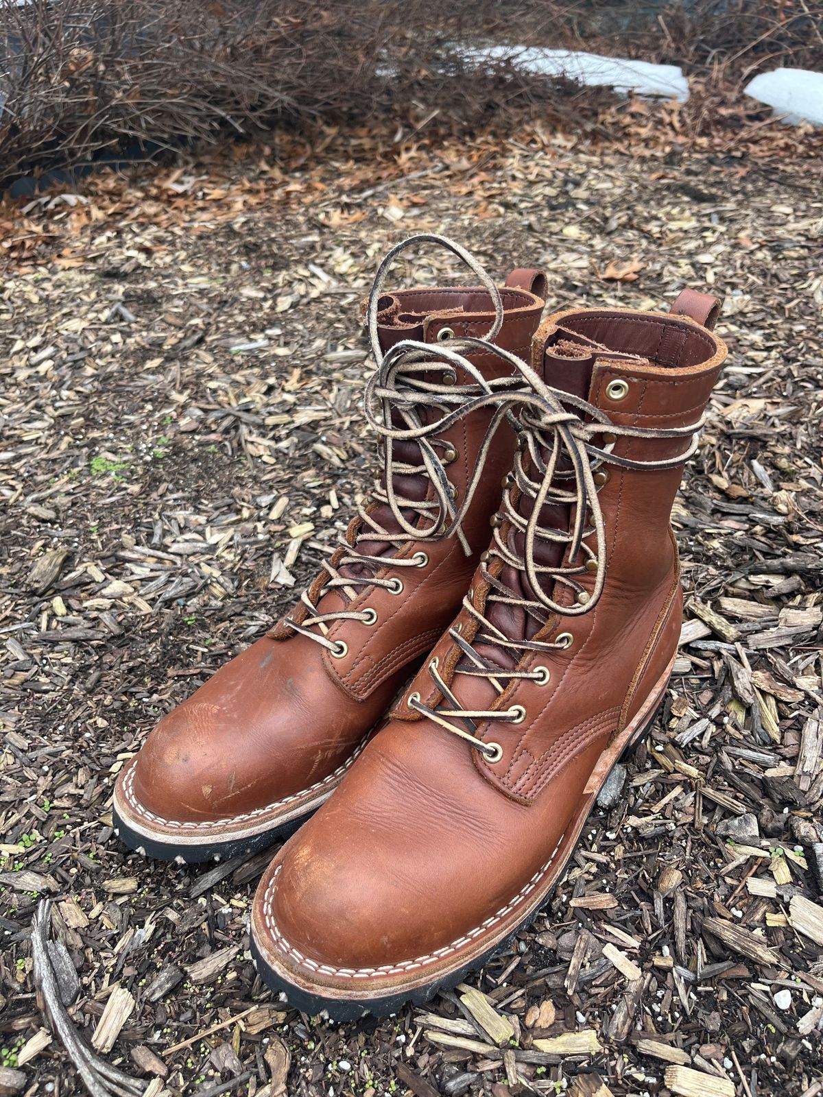 Photo by DiscoBiscuits on February 5, 2024 of the Nicks Overlander in Seidel 1964 Brown.