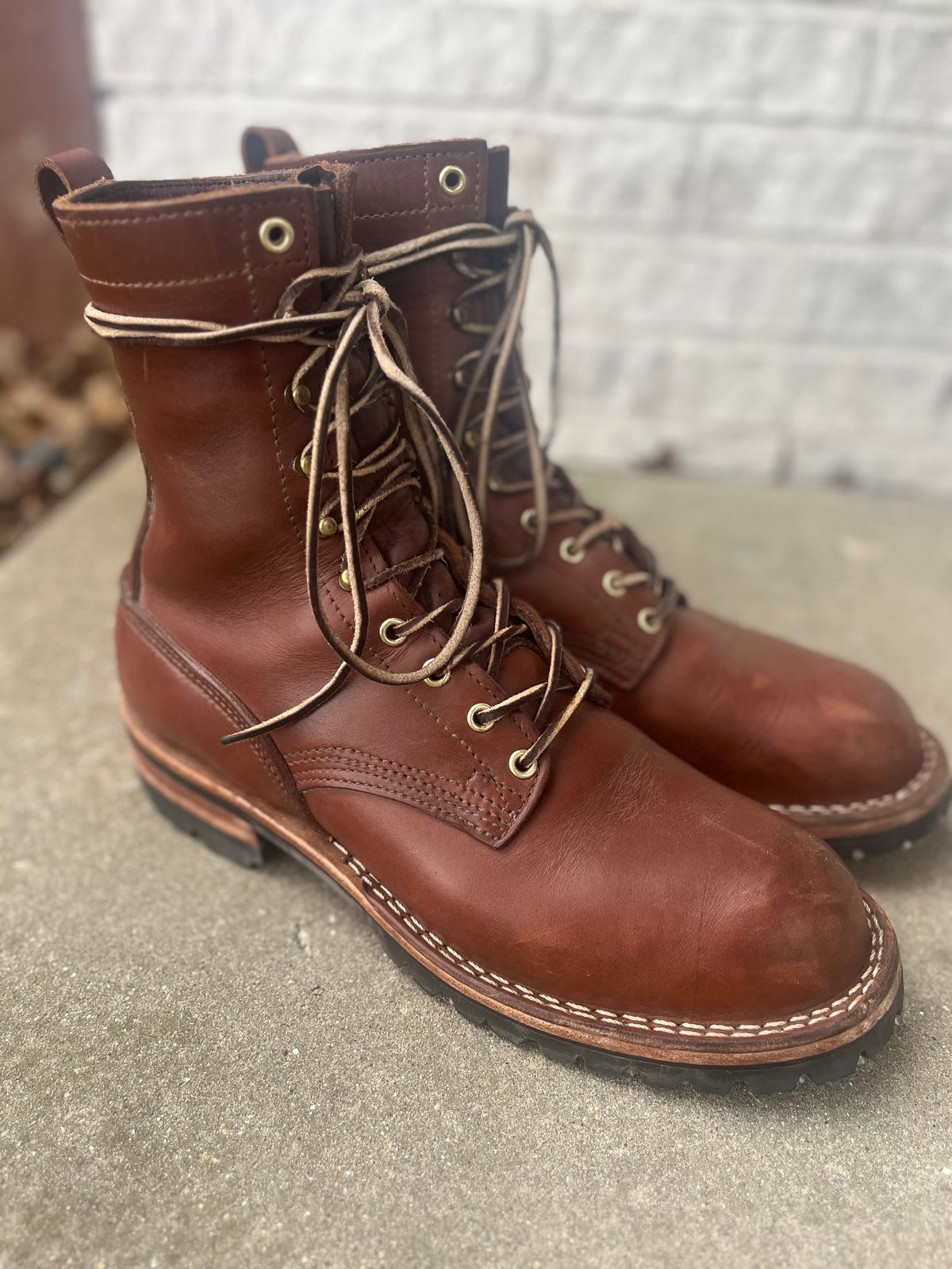 Photo by DiscoBiscuits on April 3, 2024 of the Nicks Overlander in Seidel 1964 Brown.