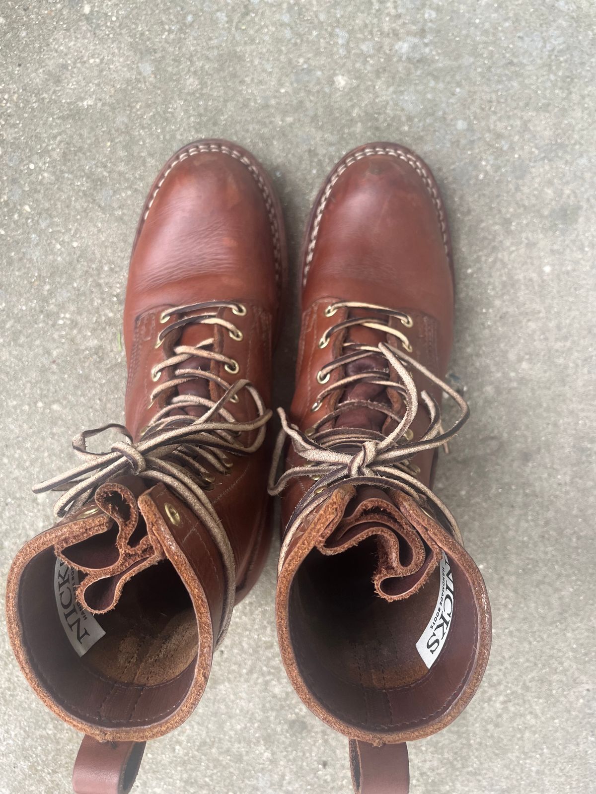 Photo by DiscoBiscuits on April 3, 2024 of the Nicks Overlander in Seidel 1964 Brown.