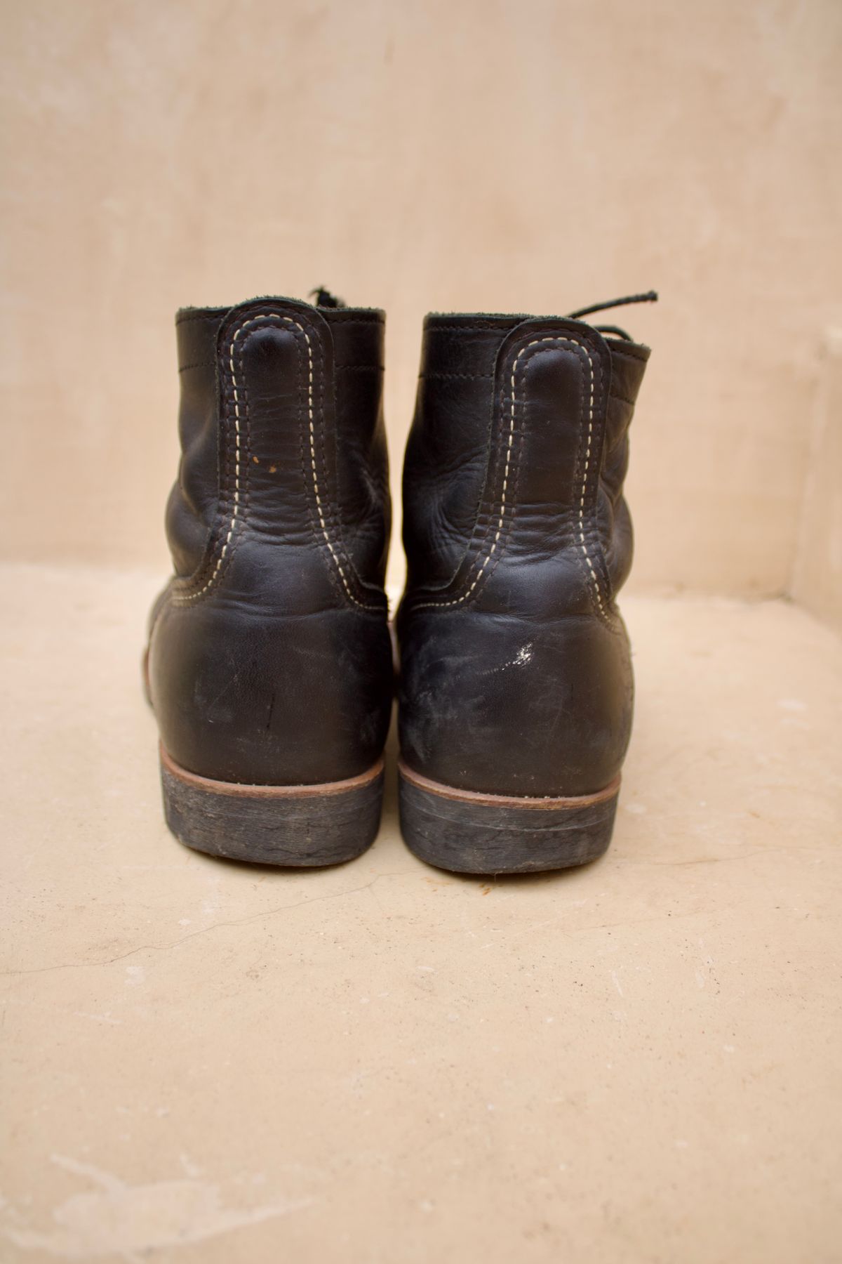 Photo by TangibleLily929 on April 2, 2026 of the Redwing Iron Ranger #8084 in Black Harness Leather.