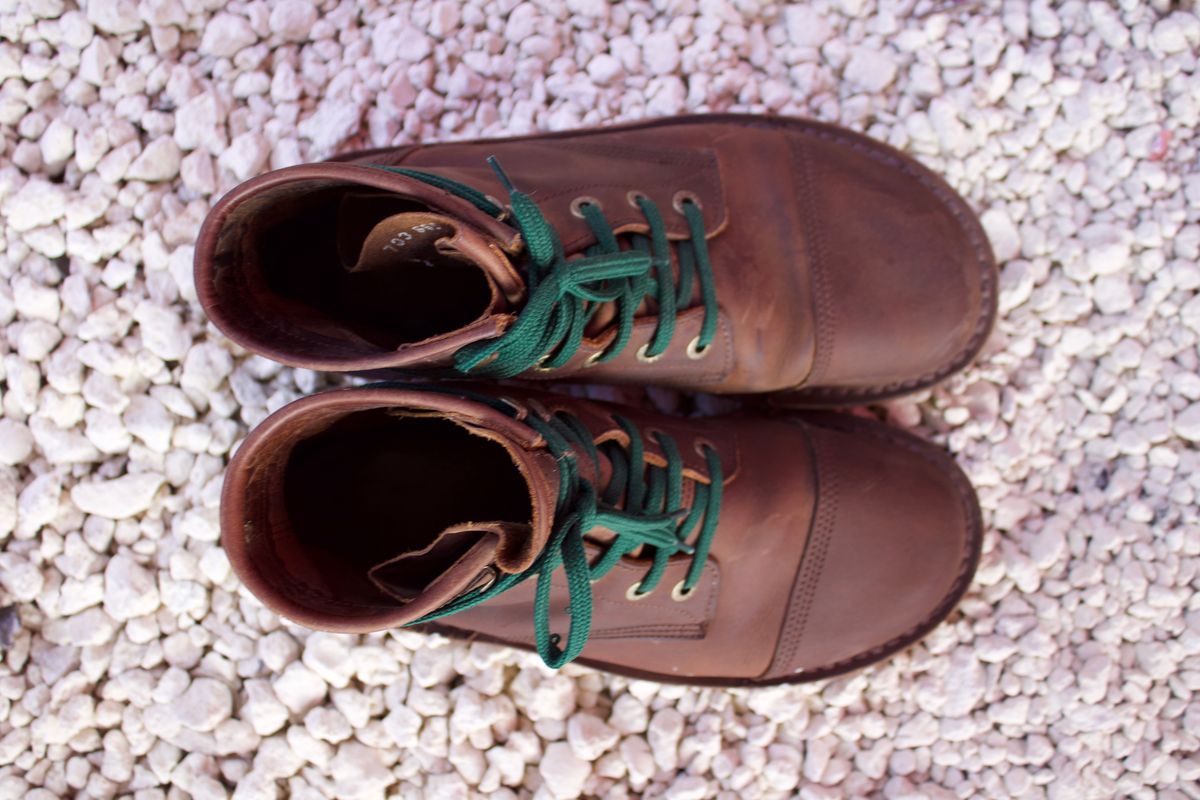 Photo by TangibleLily929 on November 4, 2025 of the Jim Green 719 in Bronco Oily Pull Up.