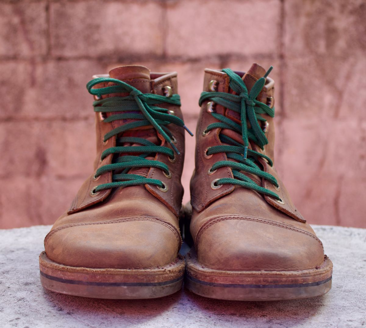 Photo by TangibleLily929 on December 1, 2025 of the Jim Green 719 in Bronco Oily Pull Up.