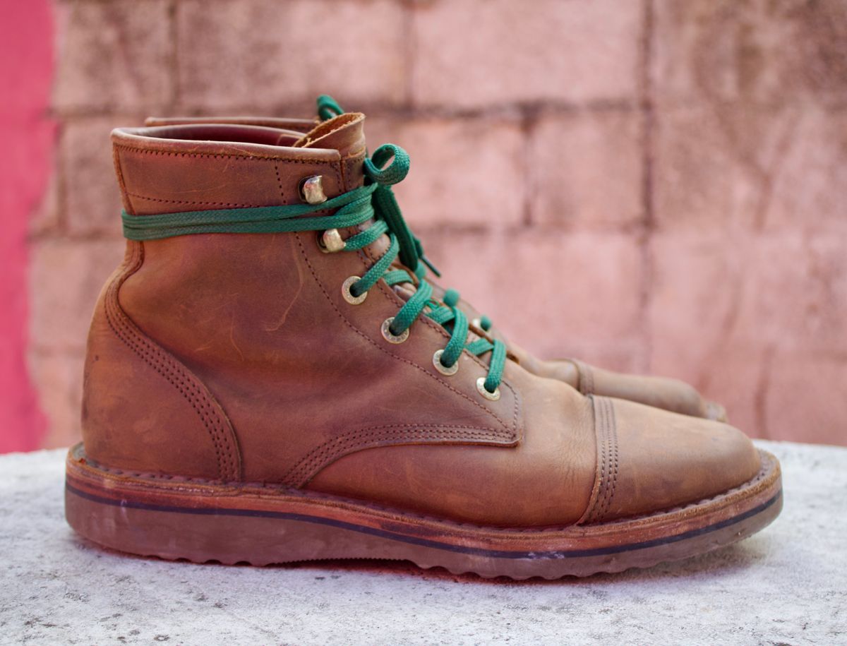 Photo by TangibleLily929 on December 1, 2025 of the Jim Green 719 in Bronco Oily Pull Up.