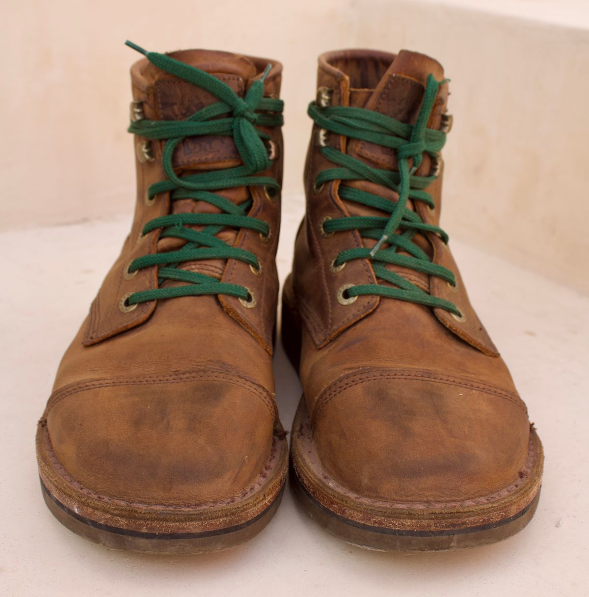 Photo by TangibleLily929 on January 2, 2026 of the Jim Green 719 in Bronco Oily Pull Up.