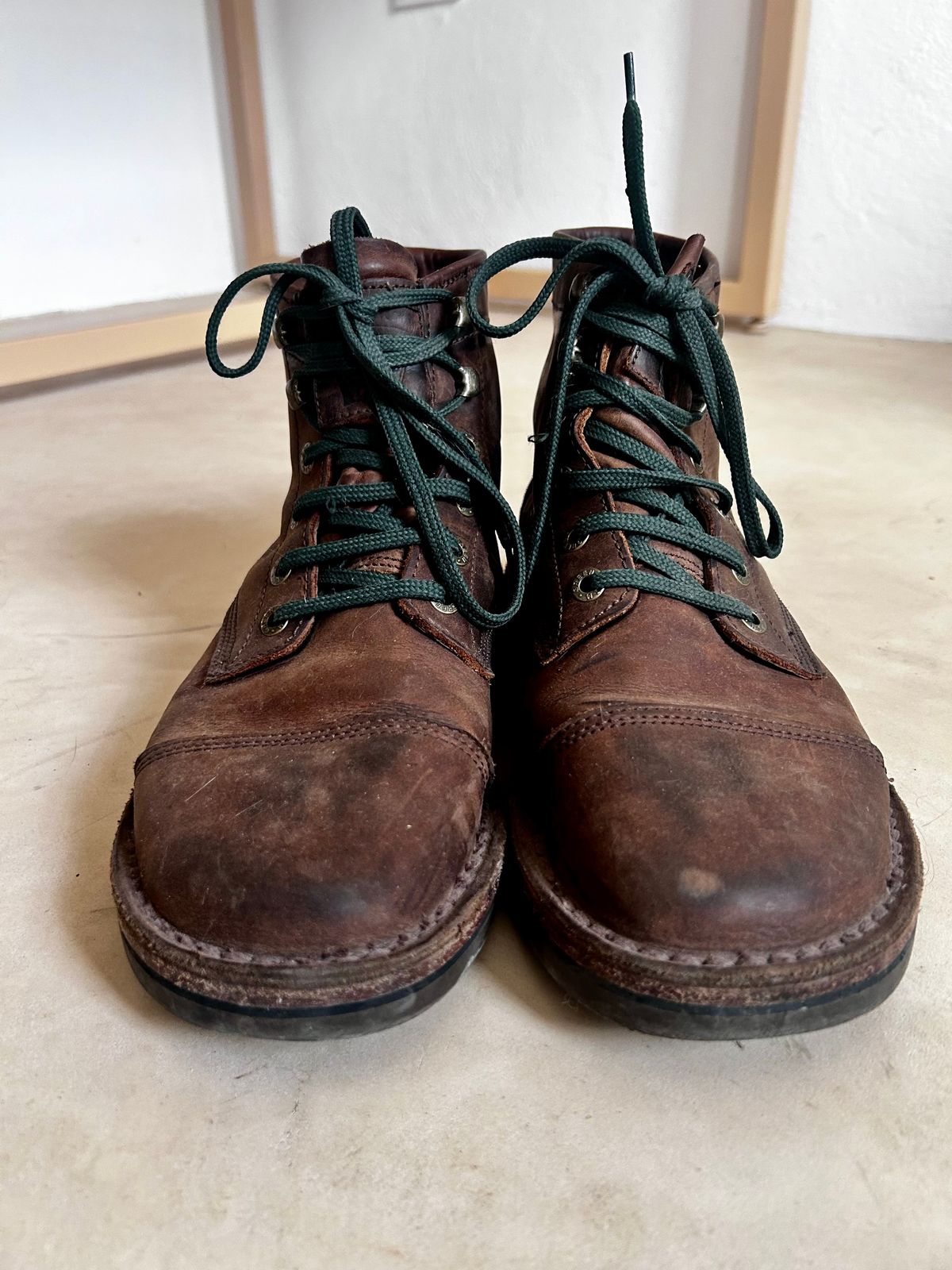 Photo by TangibleLily929 on March 5, 2026 of the Jim Green 719 in Bronco Oily Pull Up.