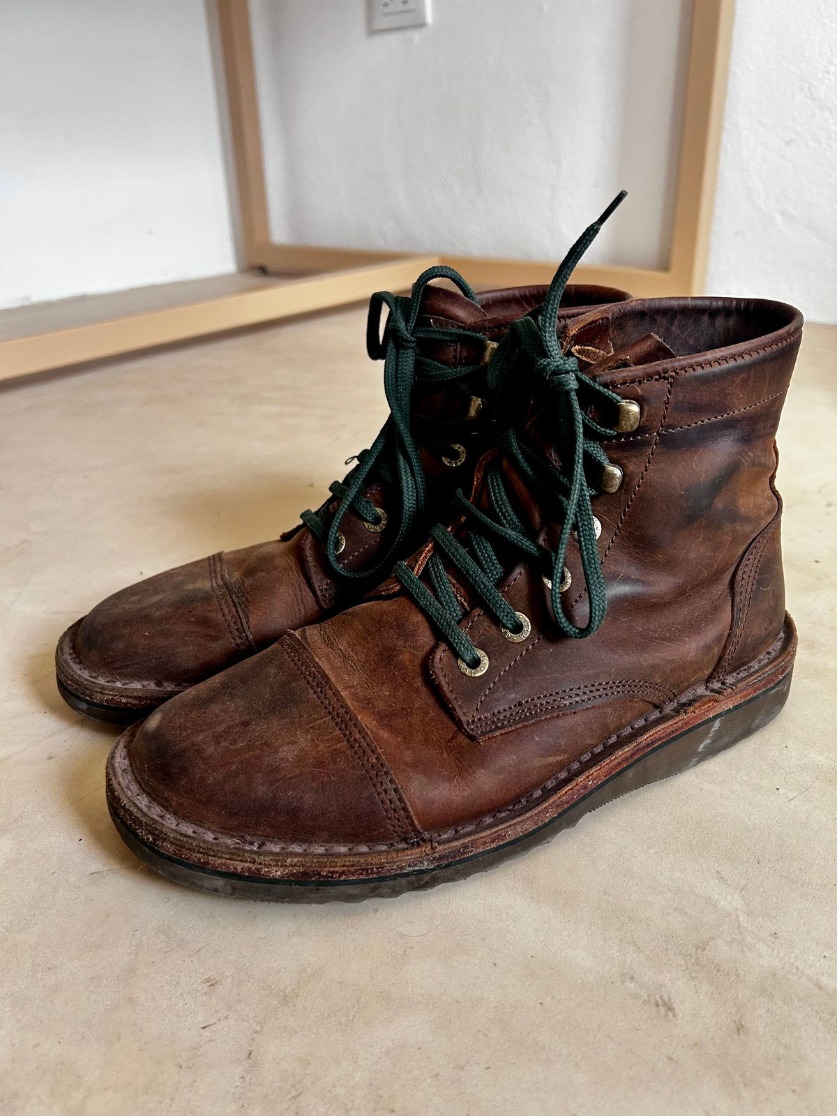 Photo by TangibleLily929 on March 5, 2026 of the Jim Green 719 in Bronco Oily Pull Up.