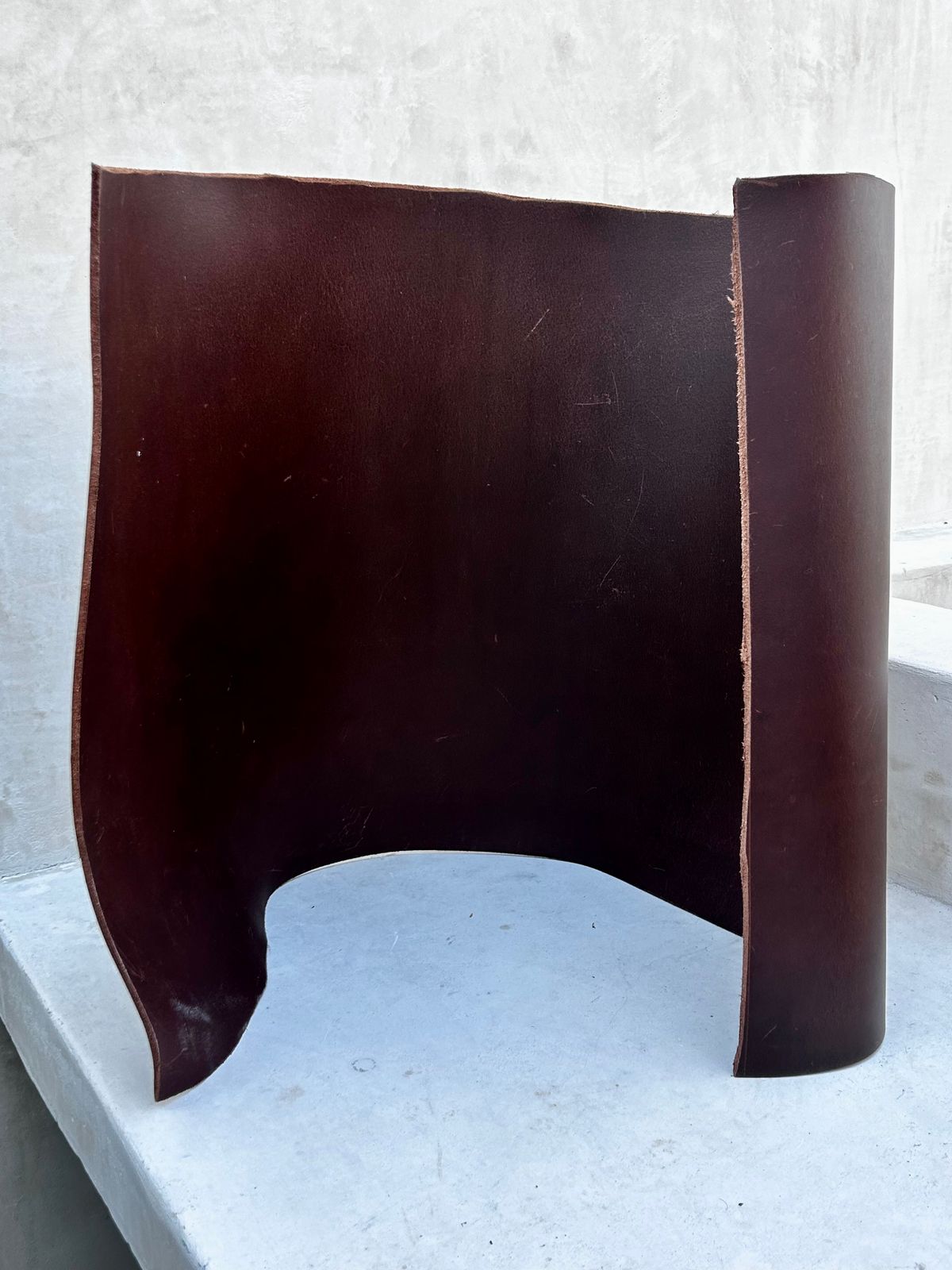 Photo by TangibleLily929 on December 5, 2025 of the Lefarc Tannery EAGLE in buffalo leather Crome And Wax Tanned.