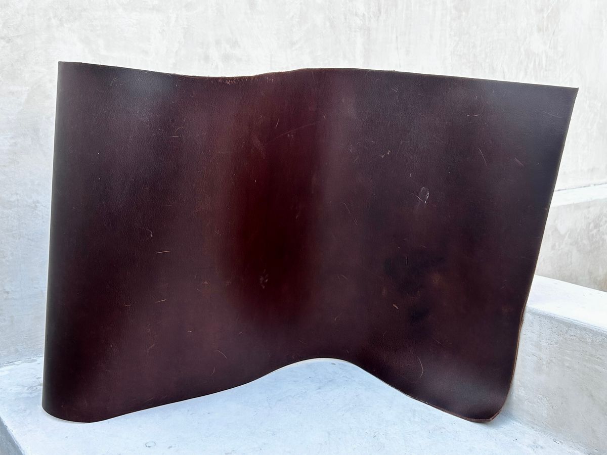 Photo by TangibleLily929 on December 5, 2025 of the Lefarc Tannery EAGLE in buffalo leather Crome And Wax Tanned.