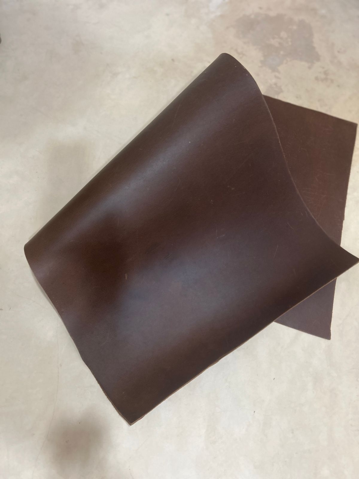 Photo by TangibleLily929 on February 6, 2026 of the Lefarc Tannery EAGLE in buffalo leather Crome And Wax Tanned.