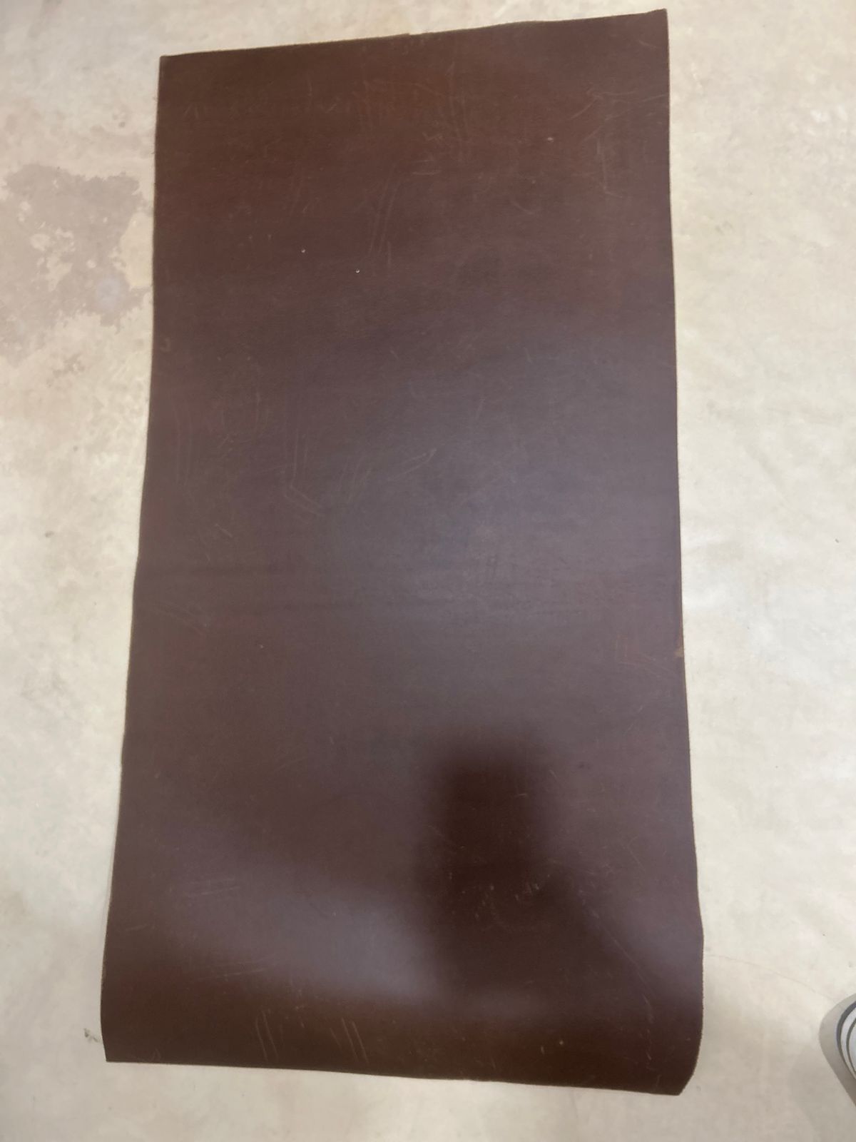 Photo by TangibleLily929 on February 6, 2026 of the Lefarc Tannery EAGLE in buffalo leather Crome And Wax Tanned.