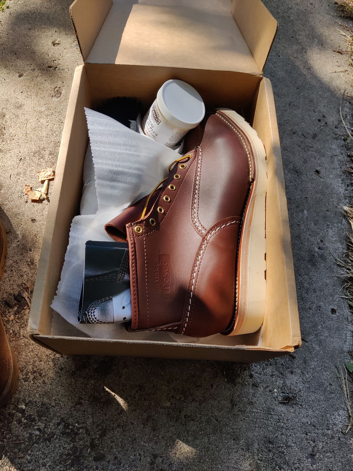 Photo by WhileyRasqual on September 18, 2023 of the Wesco Jobmaster in Seidel Brown Oil Tan.