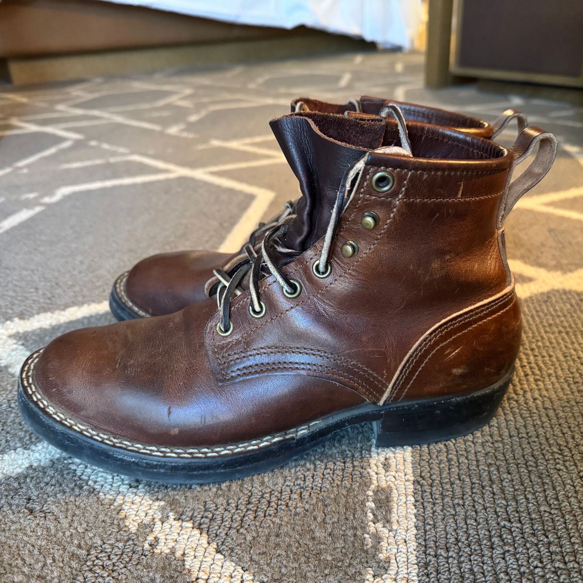 Photo by urban_spelunking on November 5, 2024 of the Nicks Custom Model in Italian Brown Cypress.