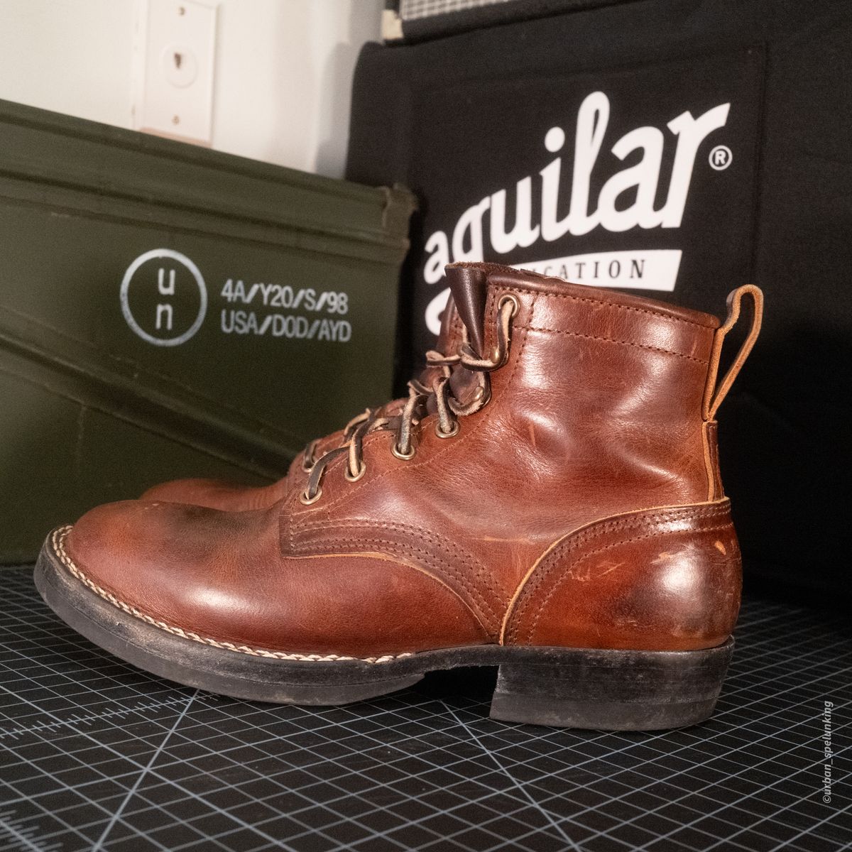 Photo by urban_spelunking on December 3, 2024 of the Nicks Custom Model in Italian Brown Cypress.