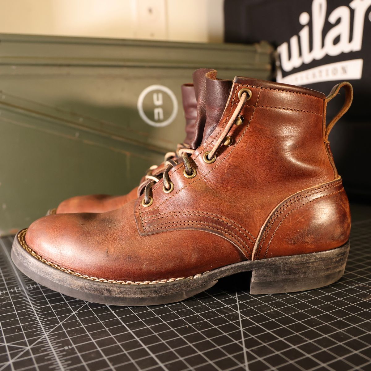 Photo by urban_spelunking on March 4, 2025 of the Nicks Custom Model in Italian Brown Cypress.