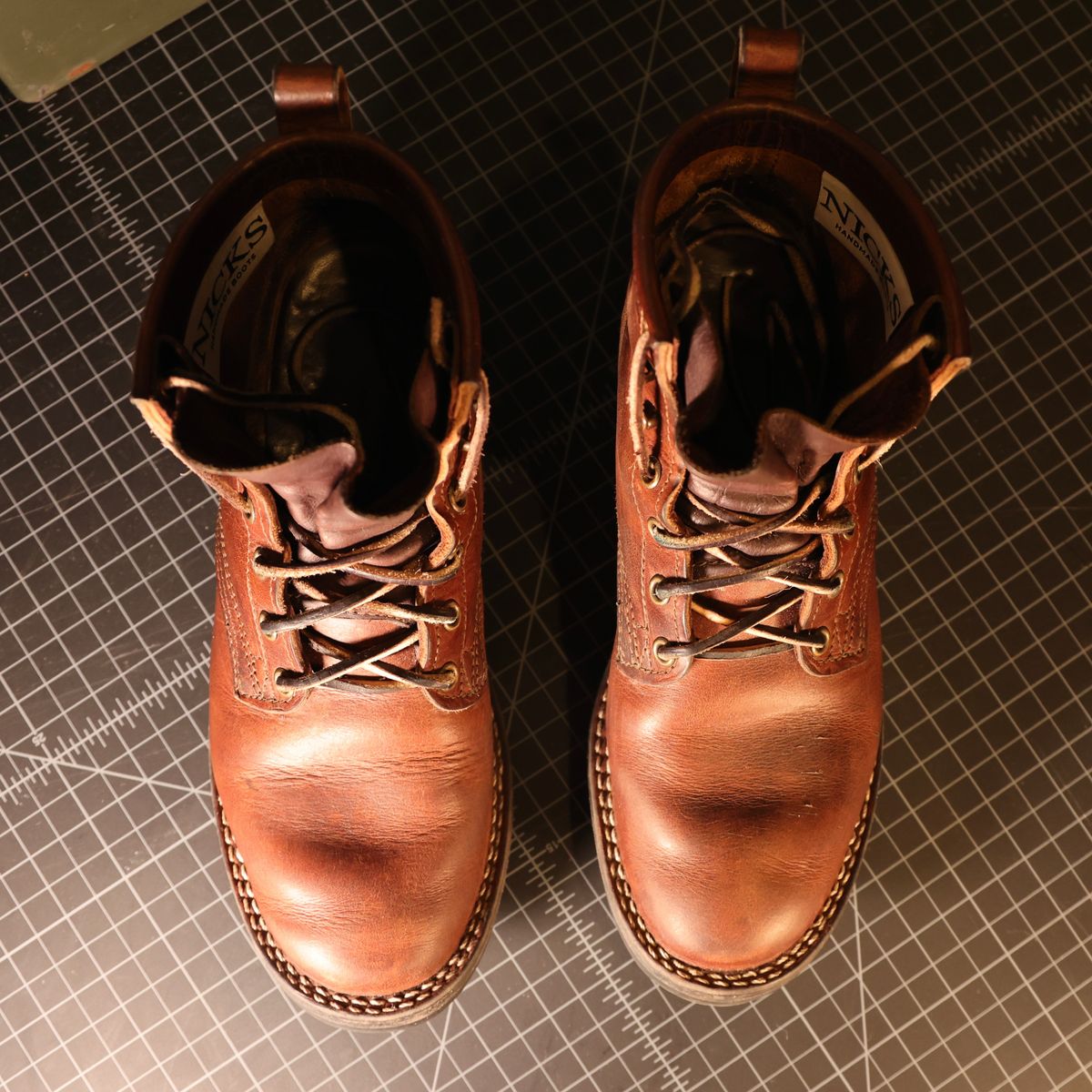 Photo by urban_spelunking on March 4, 2025 of the Nicks Custom Model in Italian Brown Cypress.
