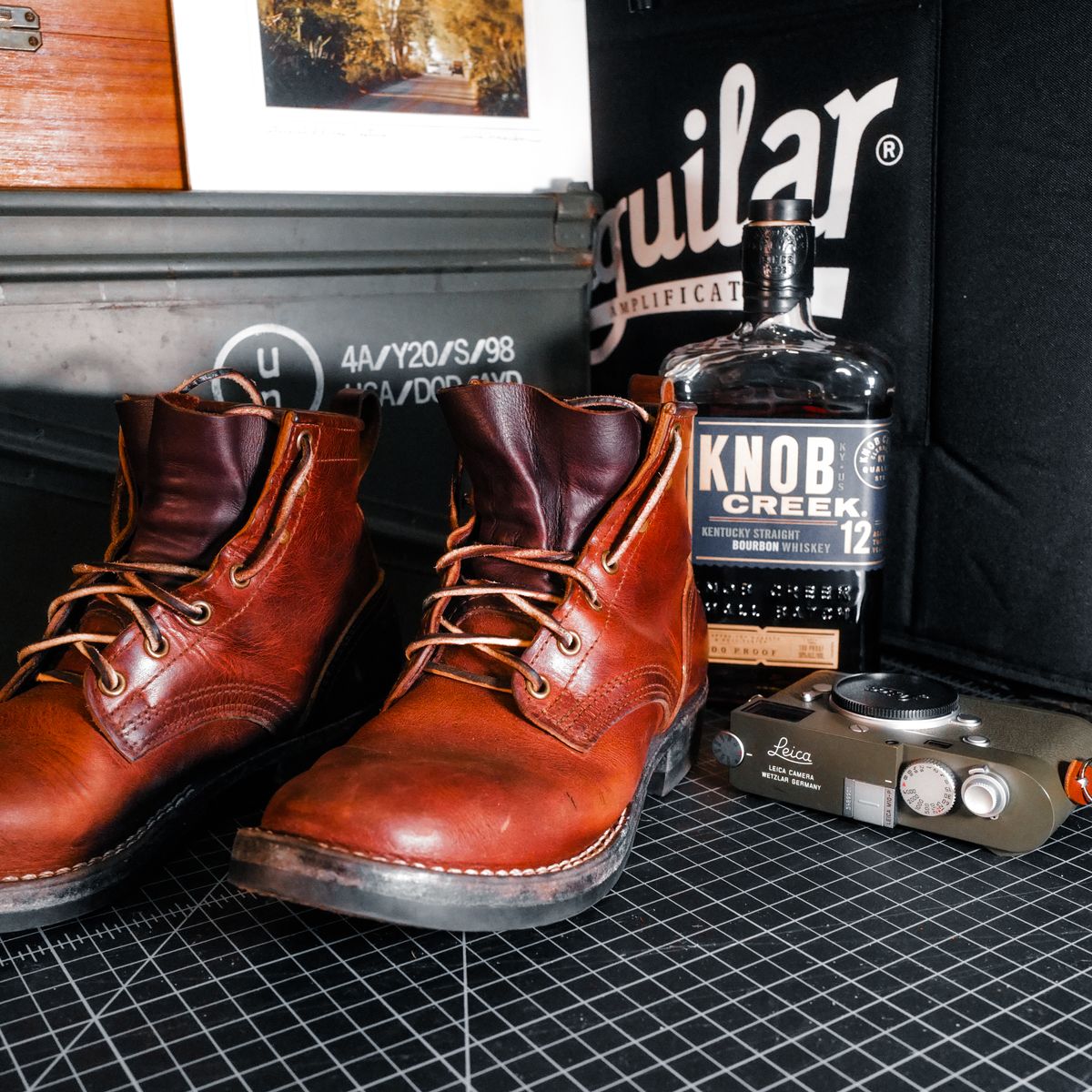 Photo by urban_spelunking on April 4, 2025 of the Nicks Custom Model in Italian Brown Cypress.