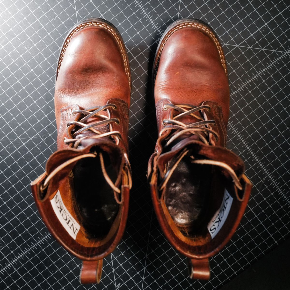 Photo by urban_spelunking on April 4, 2025 of the Nicks Custom Model in Italian Brown Cypress.
