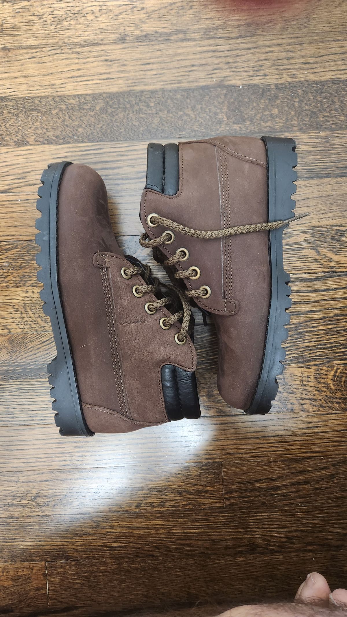 Photo by WeltedOne on October 1, 2023 of the Zimmerman Shoes Levon High Top in Chocolate Nubuck.